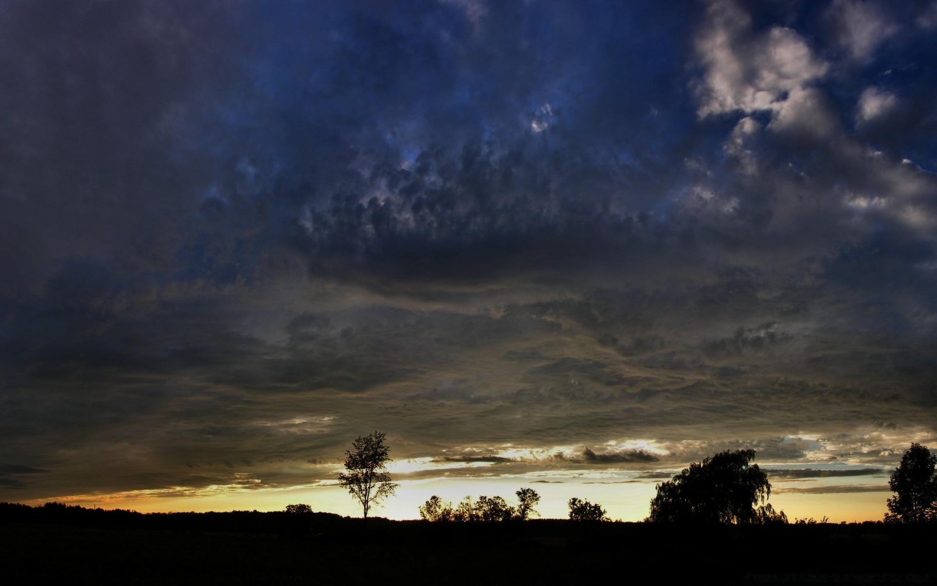 1920x1200 Dark Cloudy Sky wallpaper (phone background)