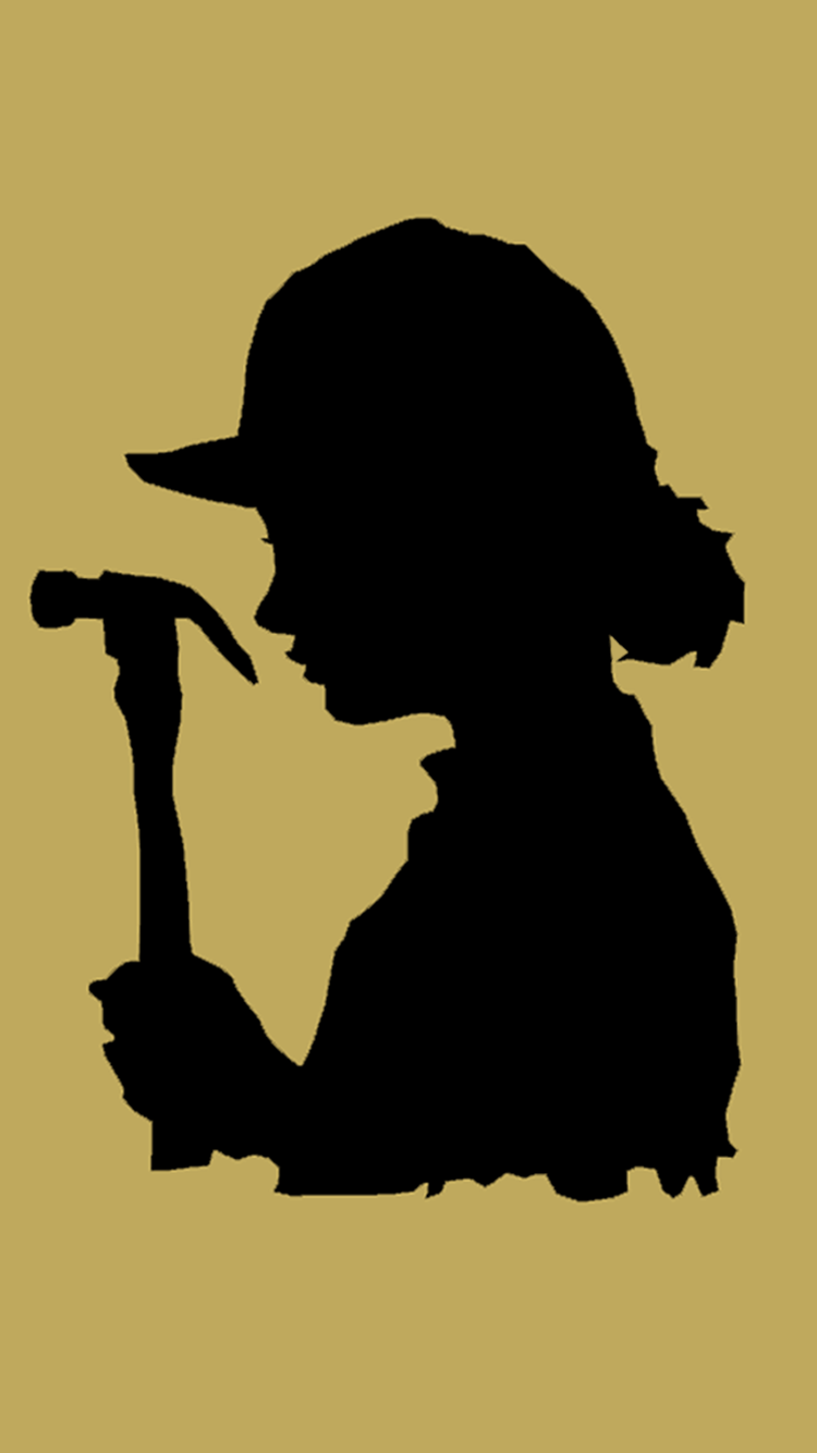 750x1334 TWD Clementine Silhouette iPhone 6 Wallpaper