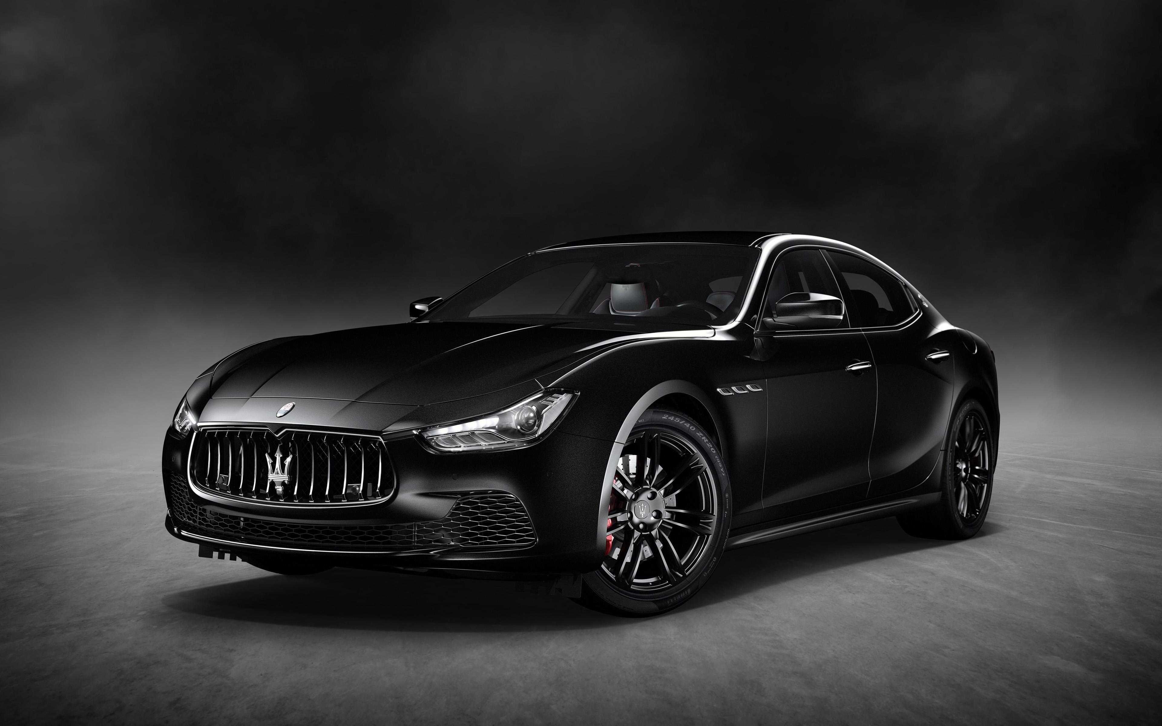 3840x2400 Wallpaper 4k 2018 Maserati Ghibli Nerissimo Black Edition 4K Wallpaper