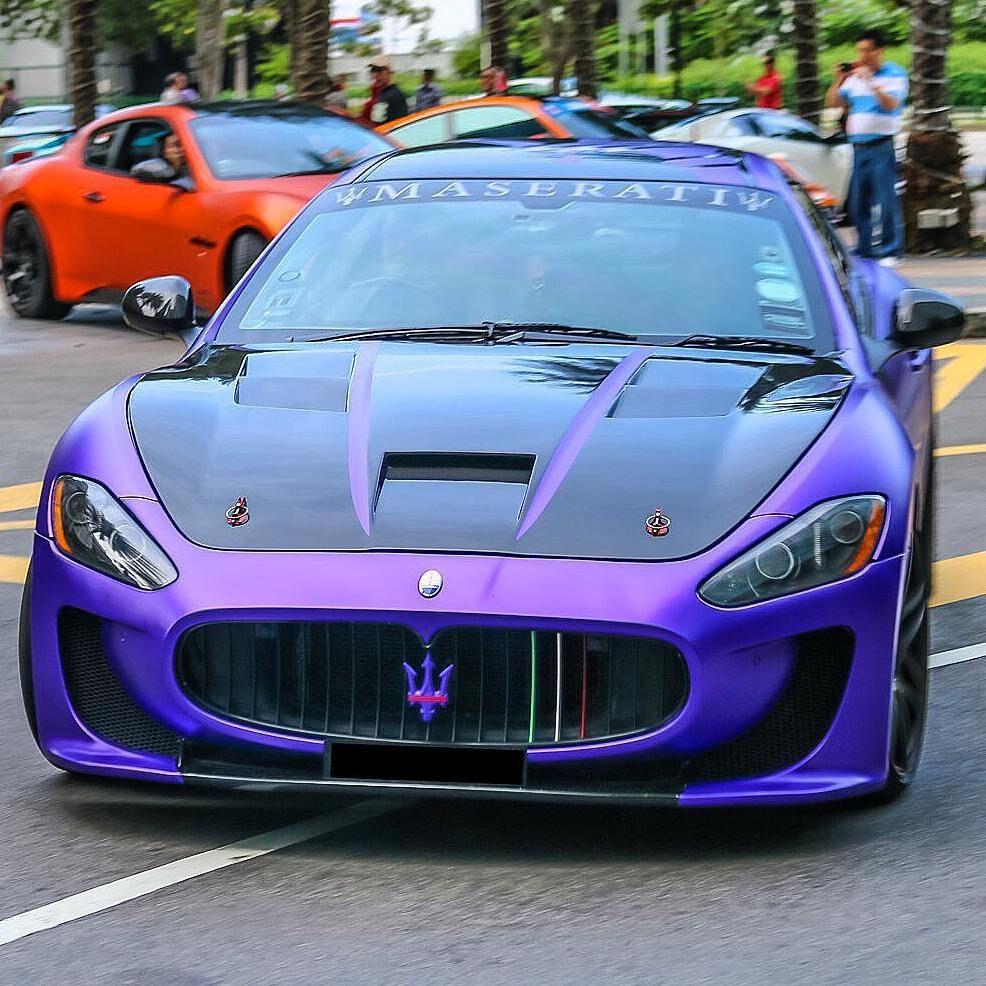 986x986 MadWhips Maserati Photo on Instagram: “Purple Gran Turismo Follow ⌚ Follow ⌚ # Freshly. Maserati, Exclusive cars, Sport cars