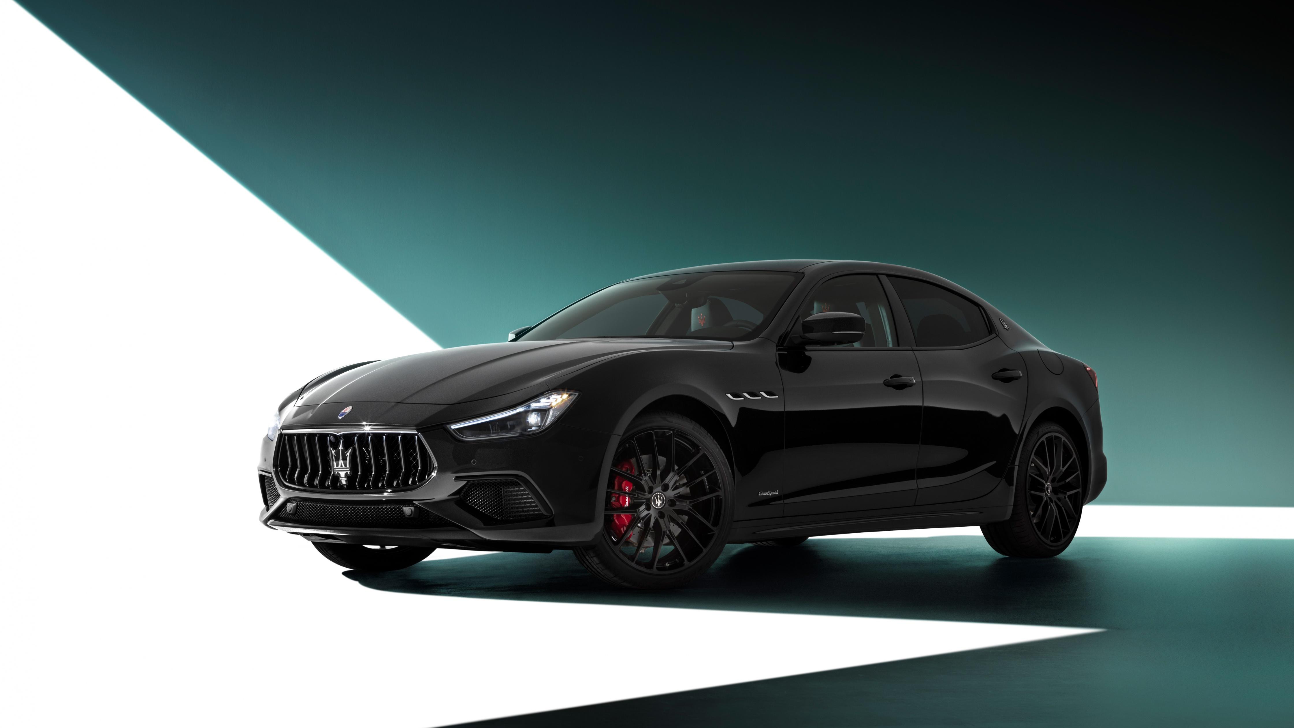 4480x2520 Maserati Ghibli S Q4 GranSport Wallpaper 4K, Nerissimo Pack, 5K, 8K, Cars