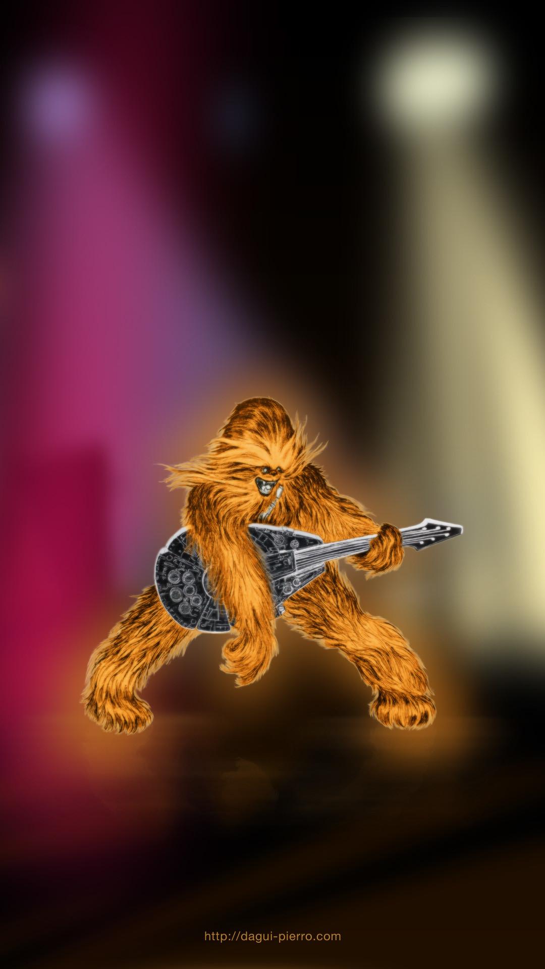 1080x1920 Chewbacca Rock Star Wars Wallpaper Portrait Data Src Photography HD Wallpaper