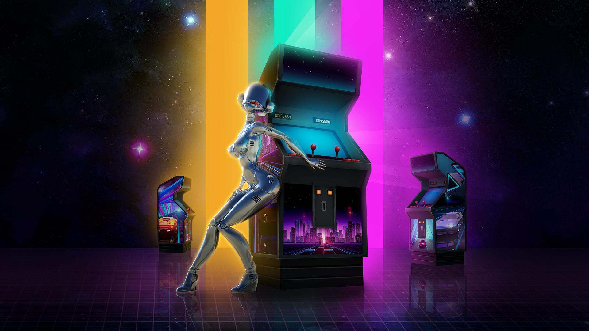 1920x1080 80s Neon Retro Wave Wallpaper