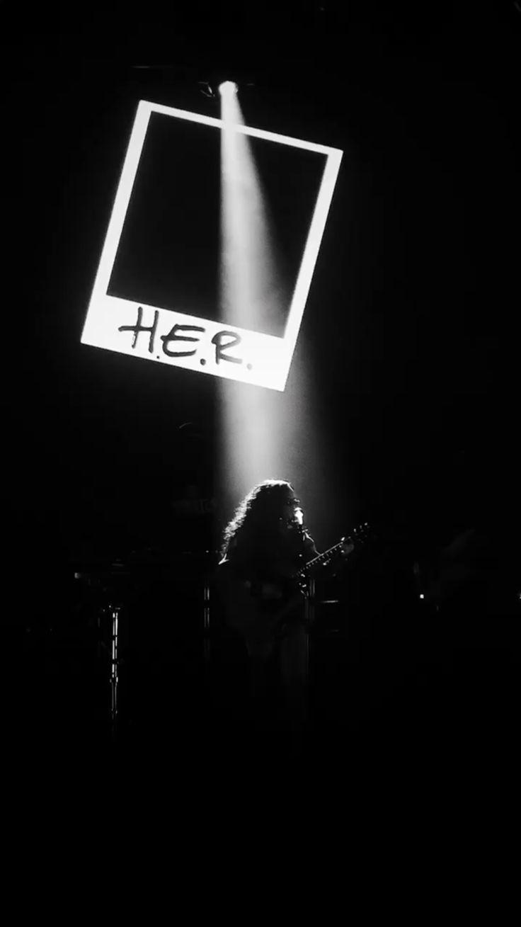 736x1309 H.E.R. Lockscreen. Black aesthetic wallpaper, City collage, Black music