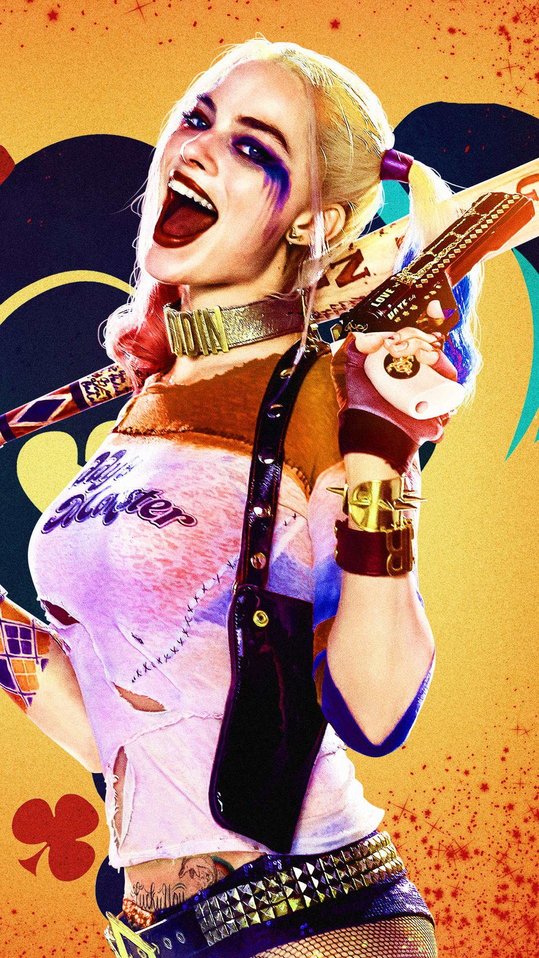 1080x1920 1080x1920 harley quinn, supervillain, hd, suicide squad for iPhone 8 wallpaper