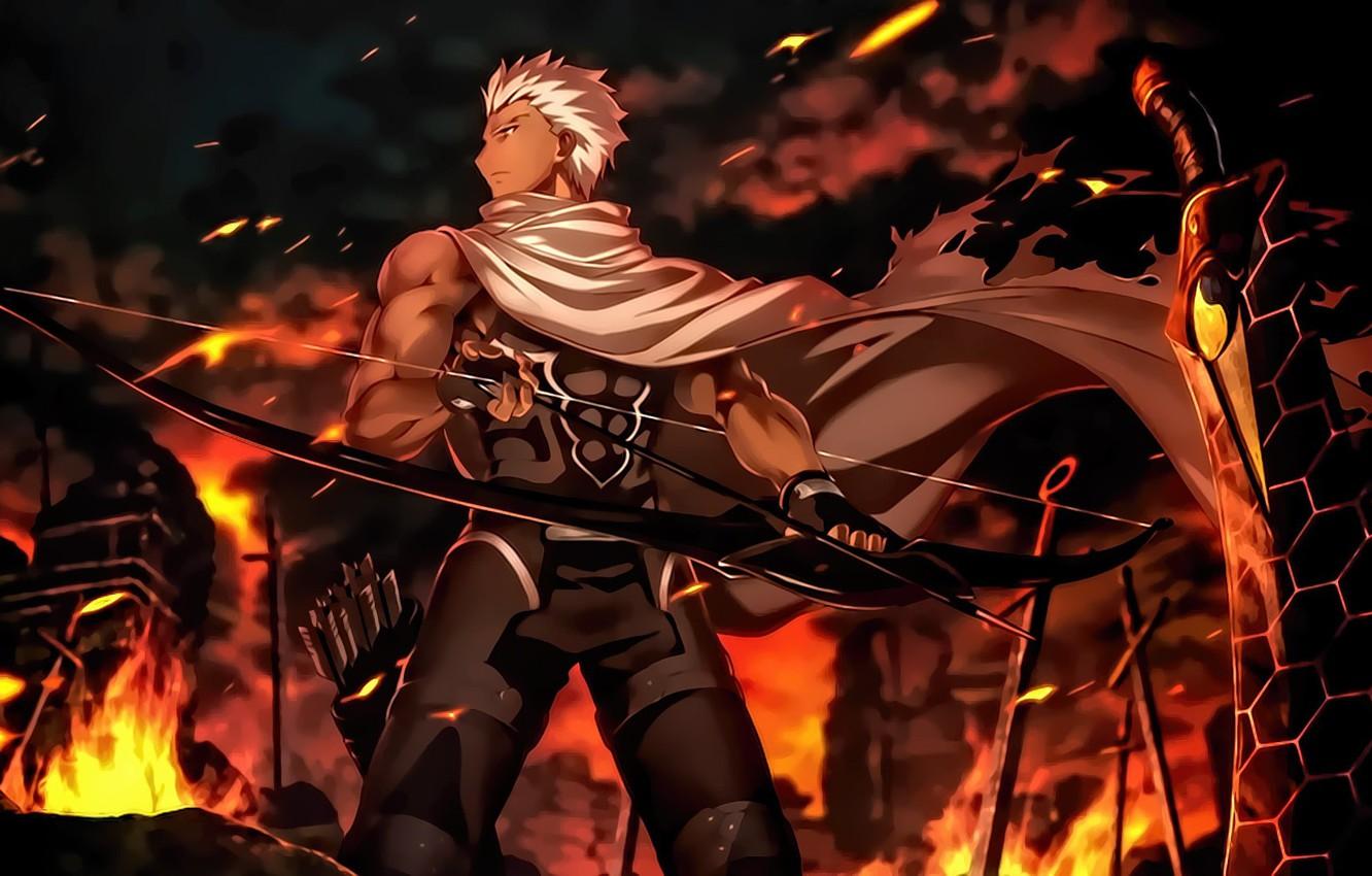 1332x850 Wallpaper Fate Stay Night, anime, asian, manga, japanese, Archer image for desktop, section сэйнэн