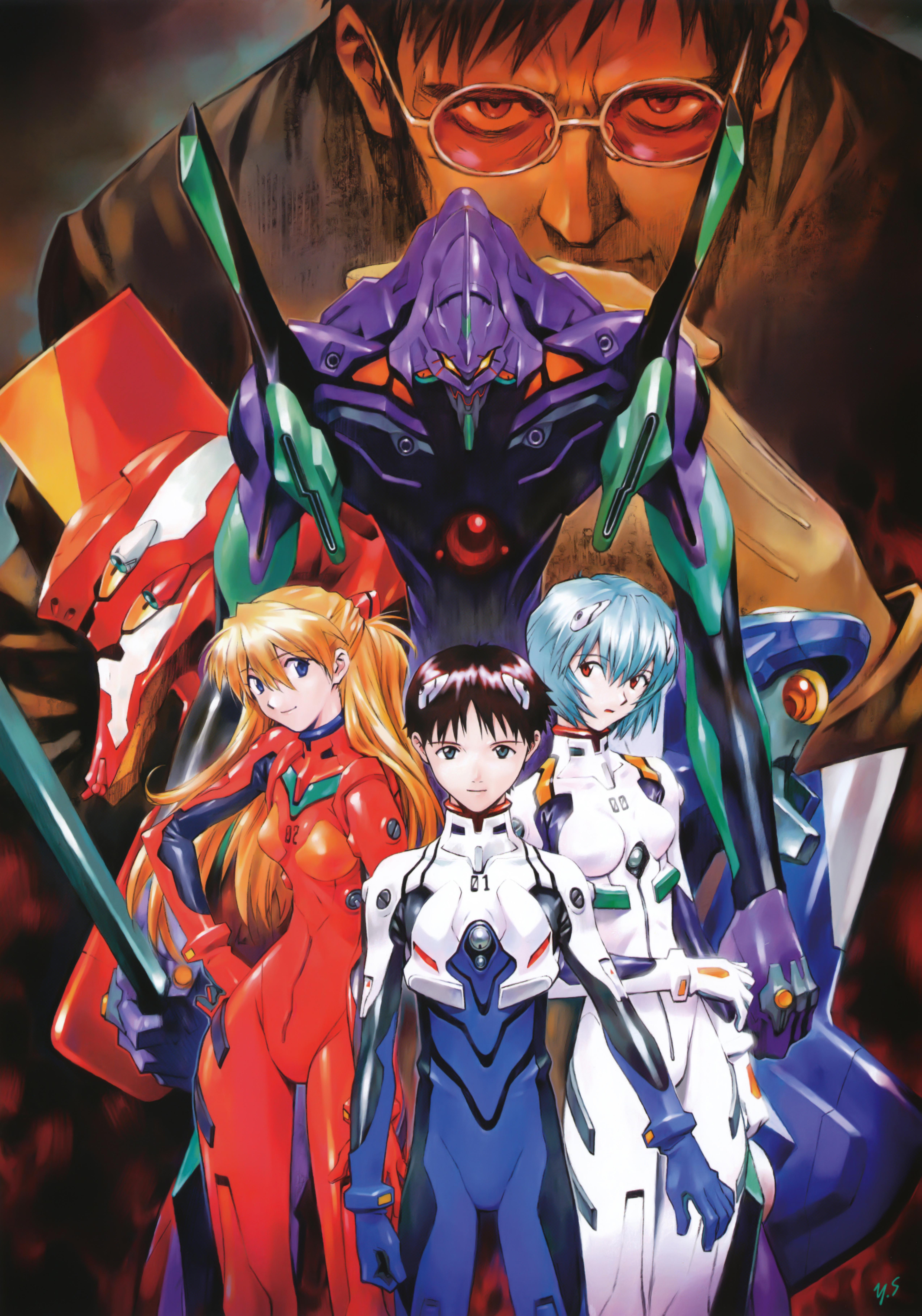 5100x7280 Gendo Ikari and Scan Gallery