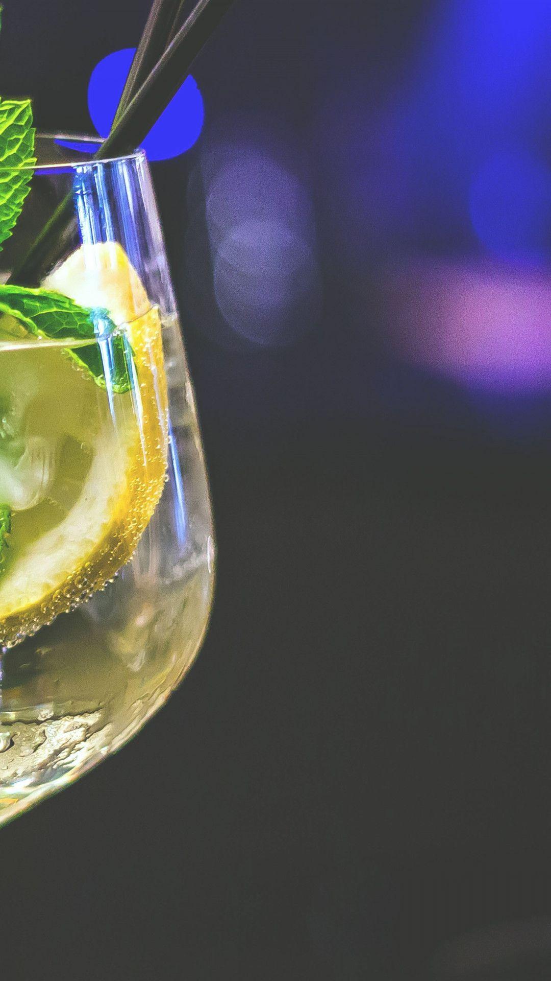 1080x1920 cocktail wallpaper, drink, cocktail, alcoholic beverage, gin and tonic, distilled beverage, classic cocktail, wine cocktail, liqueur, glass, lime