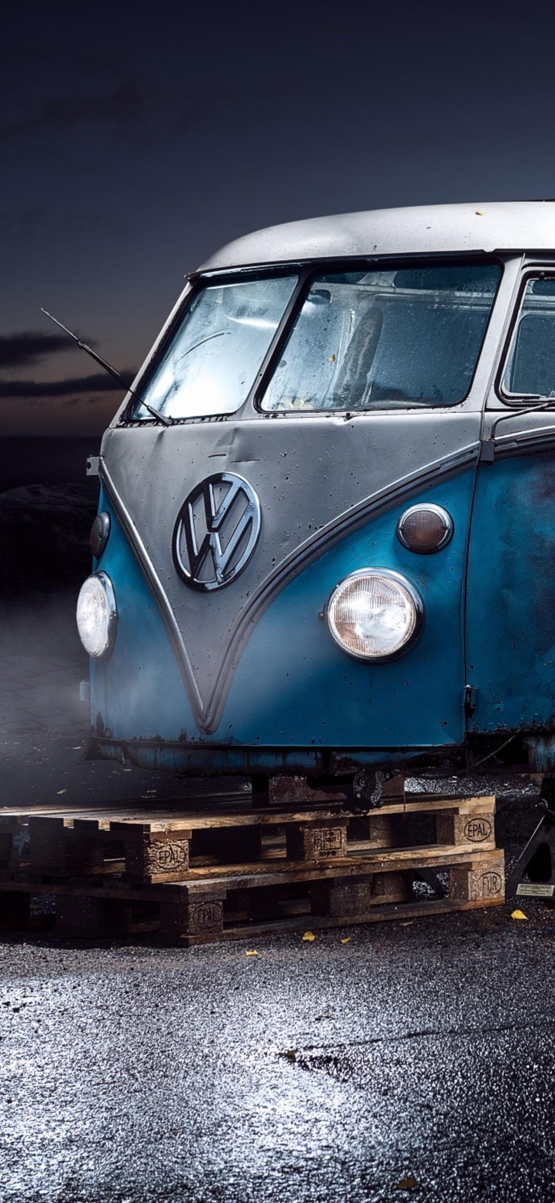 1125x2436 Volkswagen Van Tyre Repair iPhone XS, iPhone iPhone X HD 4k Wallpaper, Image, Background, Photo and Picture