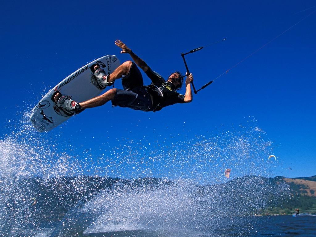 1024x768 Kiteboarding Wallpaper Water Sports Sports Wallpaper in jpg format for free download