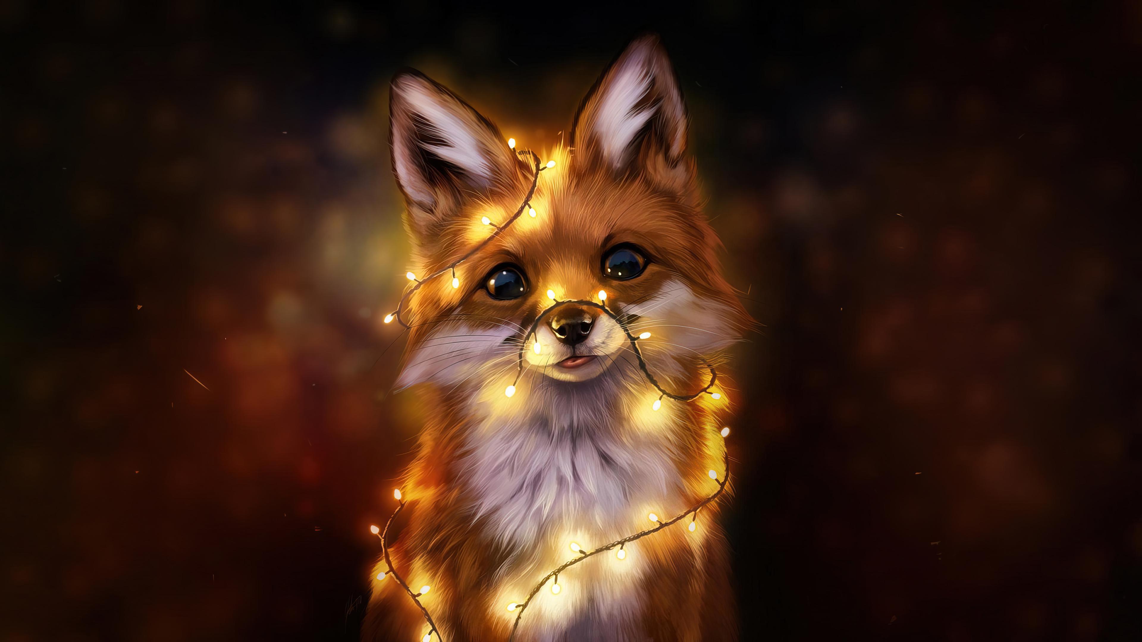 3840x2160 Fox 4K wallpaper for your desktop or mobile screen free and easy to download