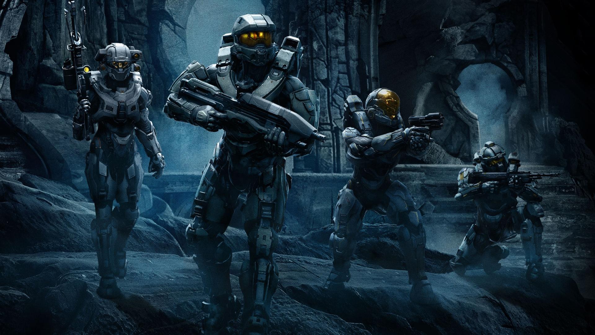 1920x1080 Halo 5 Guardians Team Chief Wallpaper in jpg format for free download