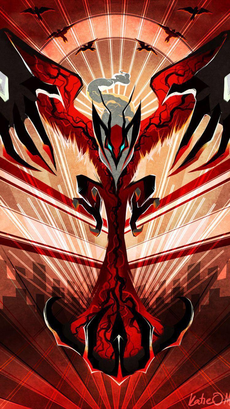 750x1334 Yveltal pokémon lendário da sexta geração,. Pokemon