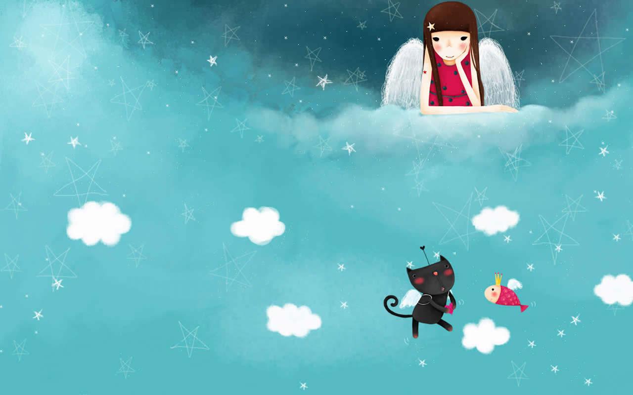 1280x800 Free download Korean Cartoon Illustration Picture Wallpaper 1280x800 South Korean [1280x800] for your Desktop, Mobile & Tablet. Explore Korea Wallpaper. Cute Korean Wallpaper, South Korea Wallpaper, Korean Wallpaper Desktop