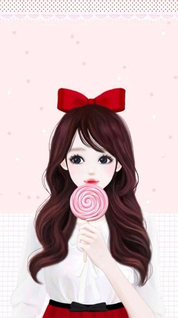 736x1308 Start Download Korean Girl Wallpaper Cartoon HD with Korean Cartoon Wallpaper