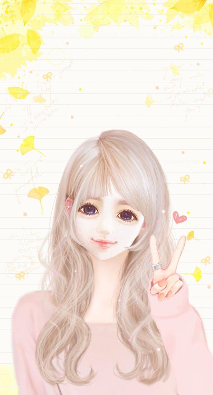 692x1280 Anime Girl Korean Wallpaper