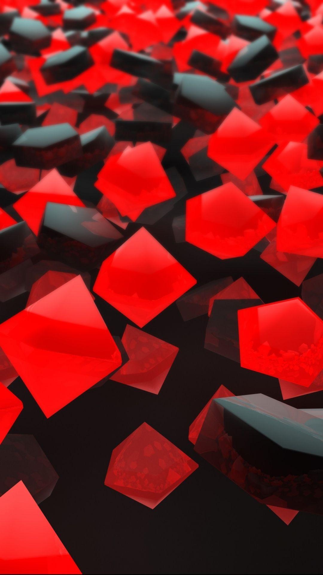 1080x1920 Red Design iPhone Wallpaper