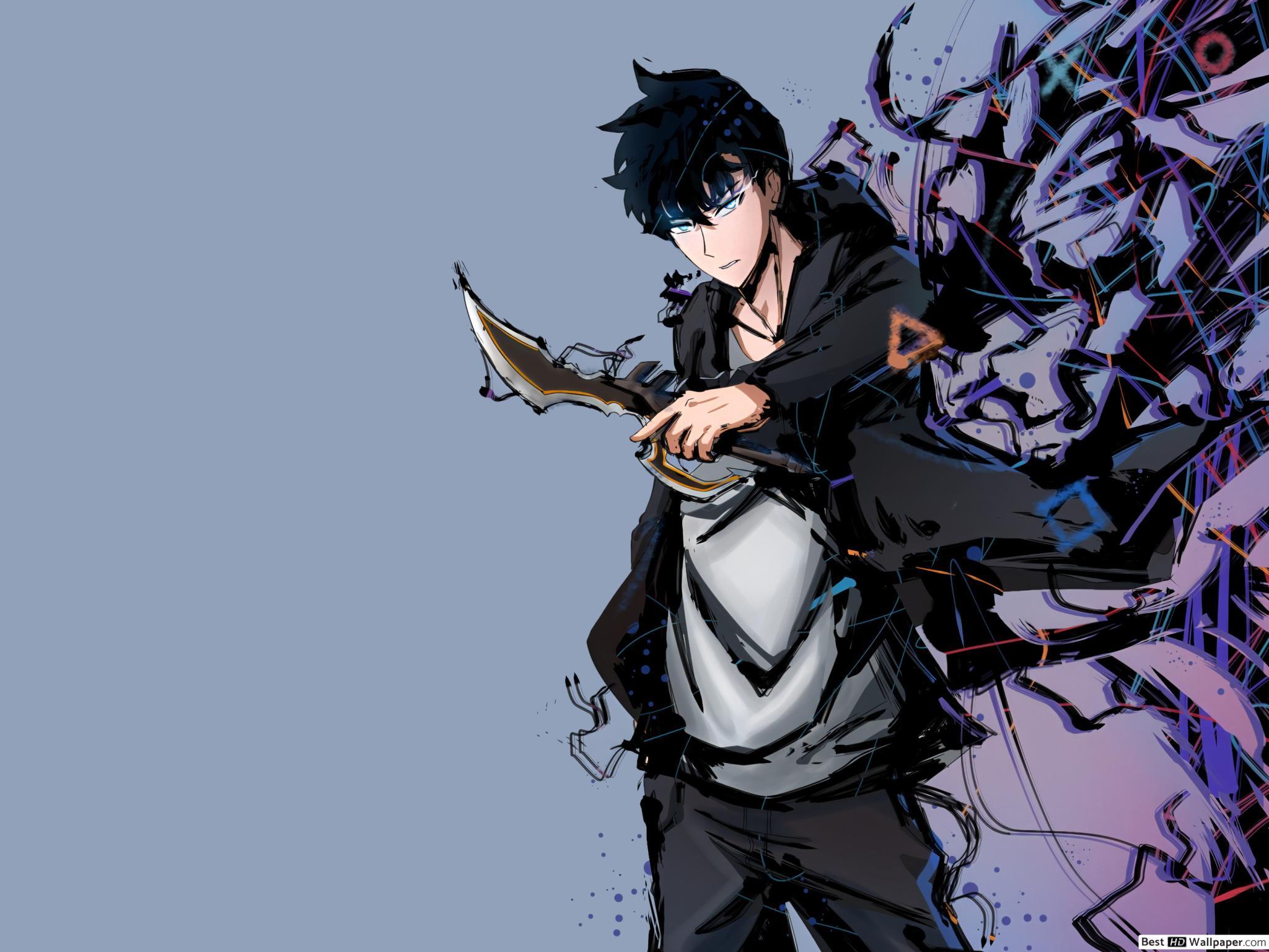 2048x1536 Sung Jin Woo Leveling ( Korean Manhwa ) HD Wallpaper Download