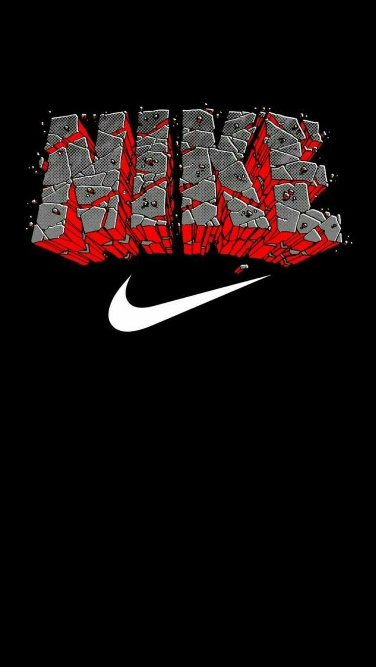 736x1306 nike #black #wallpaper #iPhone #android. Nike wallpaper, Nike wallpaper iphone, Nike logo wallpaper