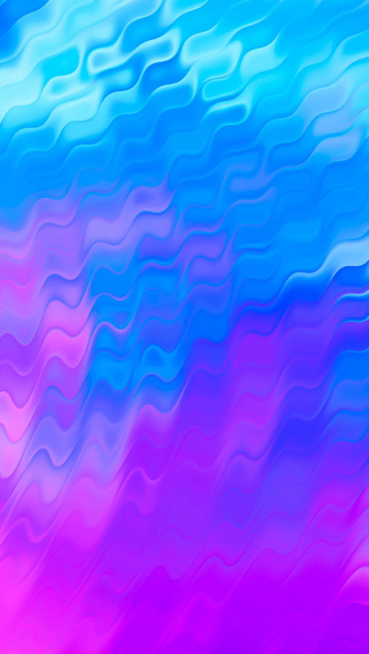1220x2160 Abstract shapes pink and blue Wallpaper 4k Ultra HD