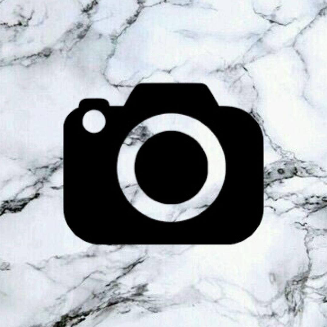 1080x1080 camera icon marble. iPhone icon, Ios icon, App icon