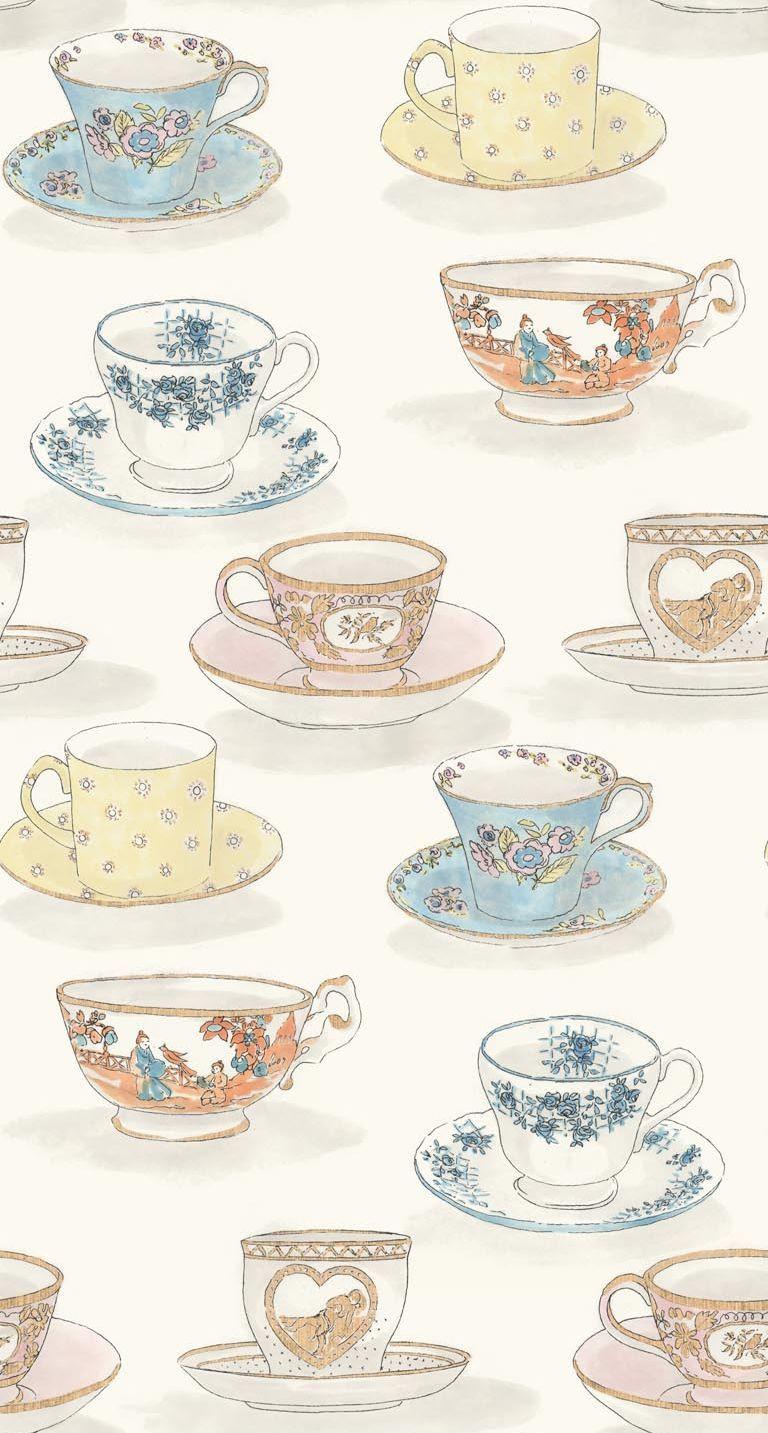 768x1433 Cup Of Tea iPhone Wallpaper