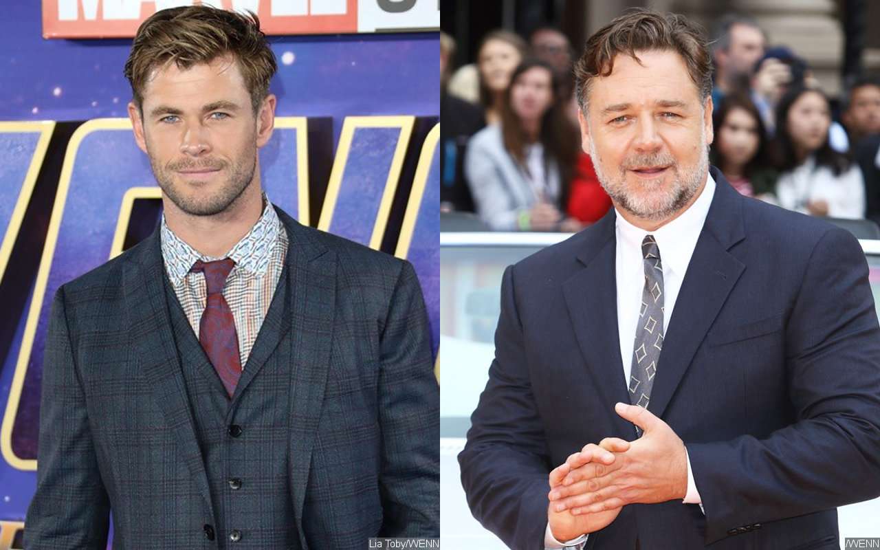 1280x800 Report: Chris Hemsworth Begs Russell Crowe to Make 'Gladiator 2'