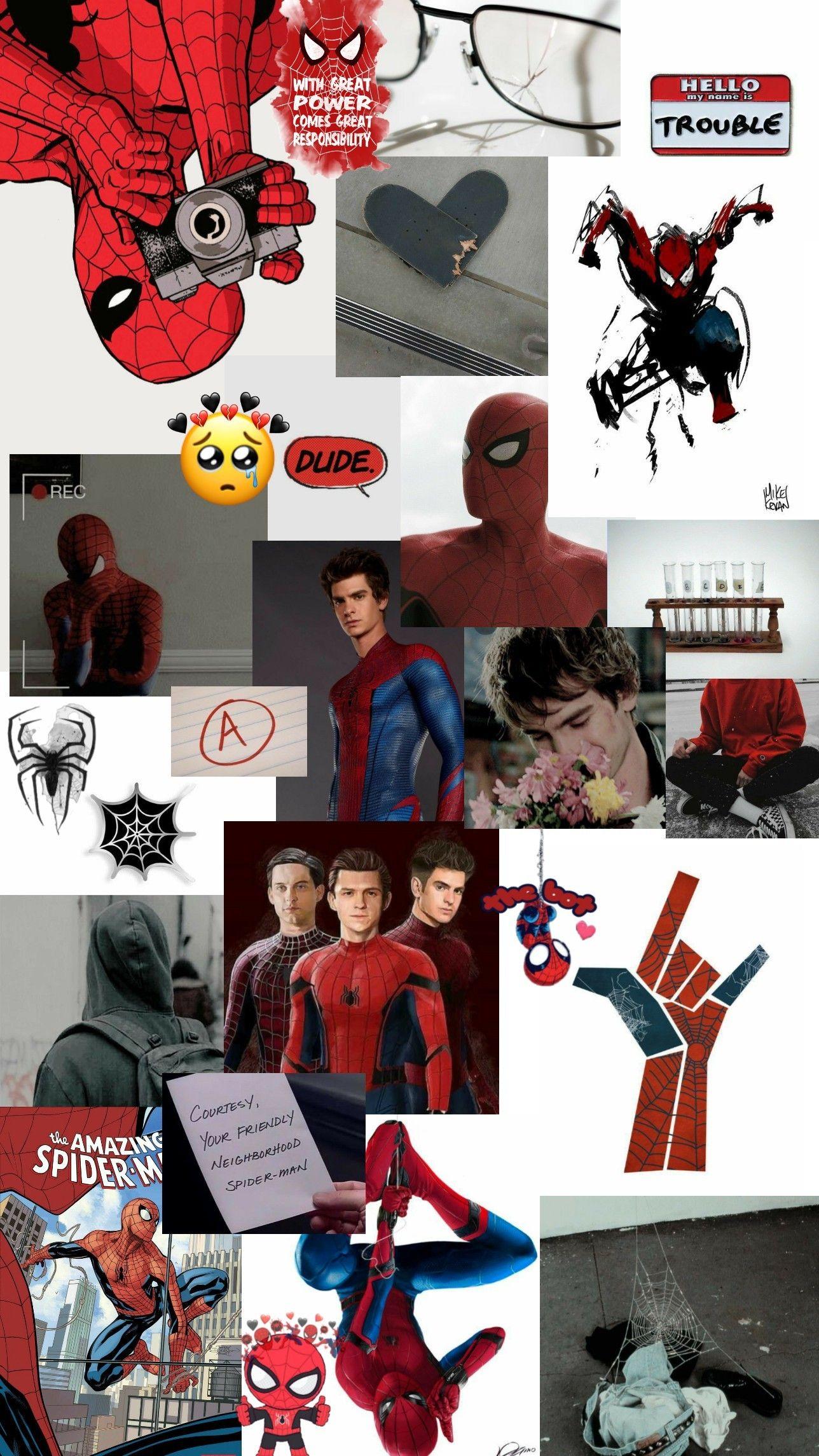 1288x2289 Spiderman Wallpaper Aesthetic. Ilustrasi karakter, Animasi, Ilustrasi