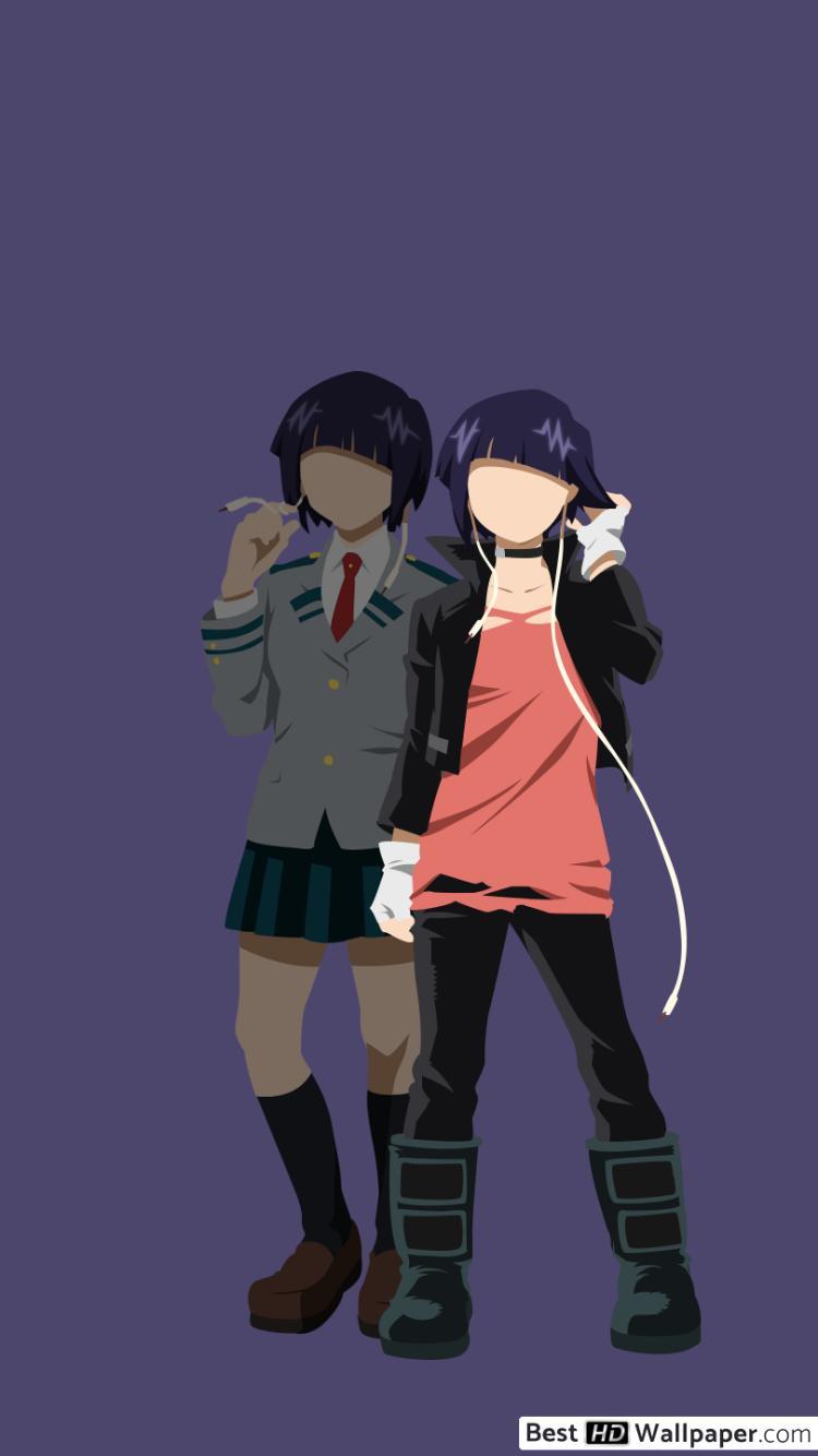 750x1334 My Hero Academia Jiro (Minimalist) HD wallpaper download