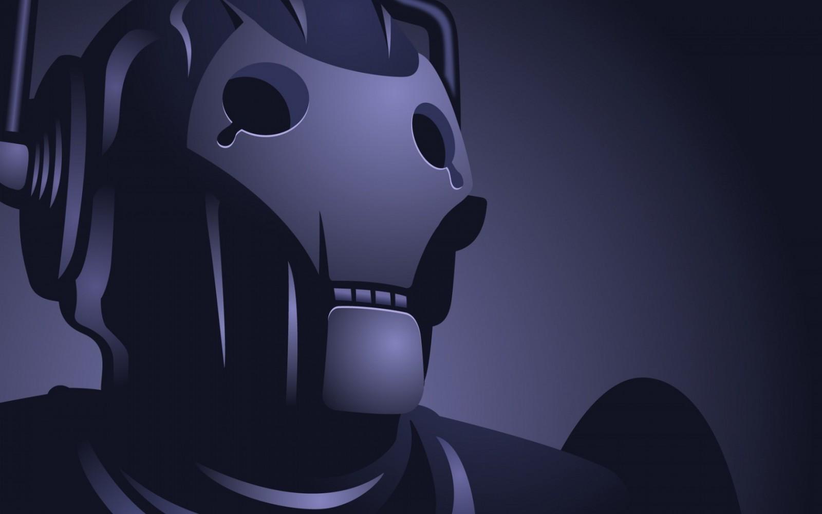 1600x1000 illustration, anime, cartoon, Doctor Who, cyberman, darkness, screenshot, computer wallpaper. Mocah HD Wallpaper