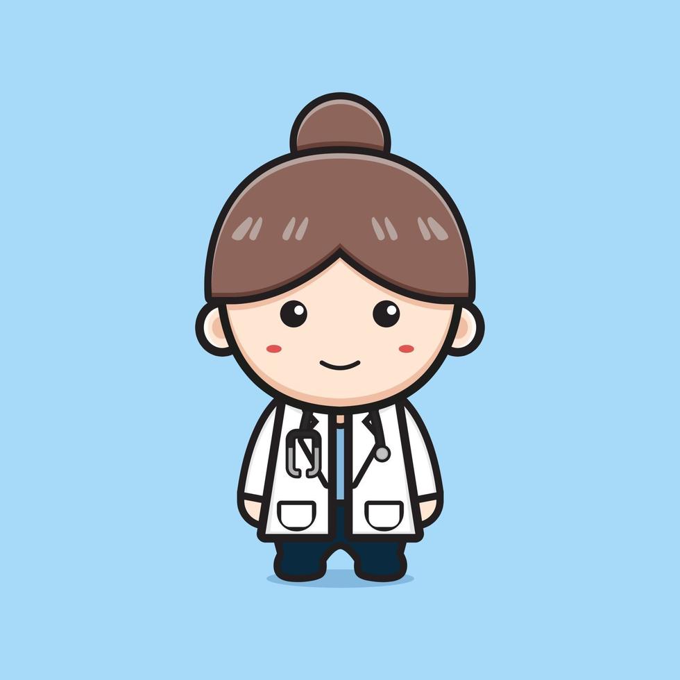 980x980 Fastest Cute Doctor Cartoon Image