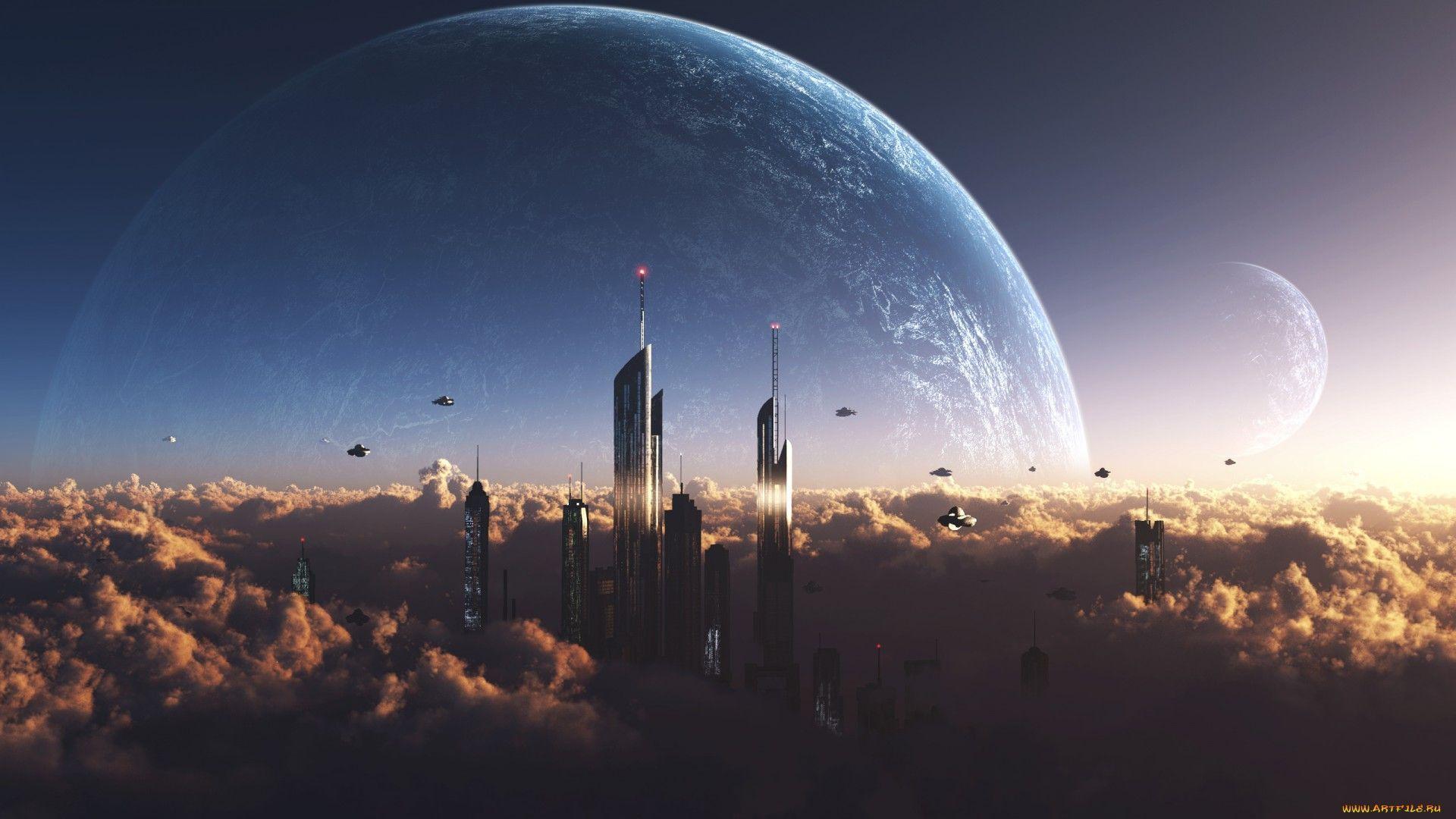 1920x1080 Sci Fi Wallpaper. Settings. Sci fi city, City