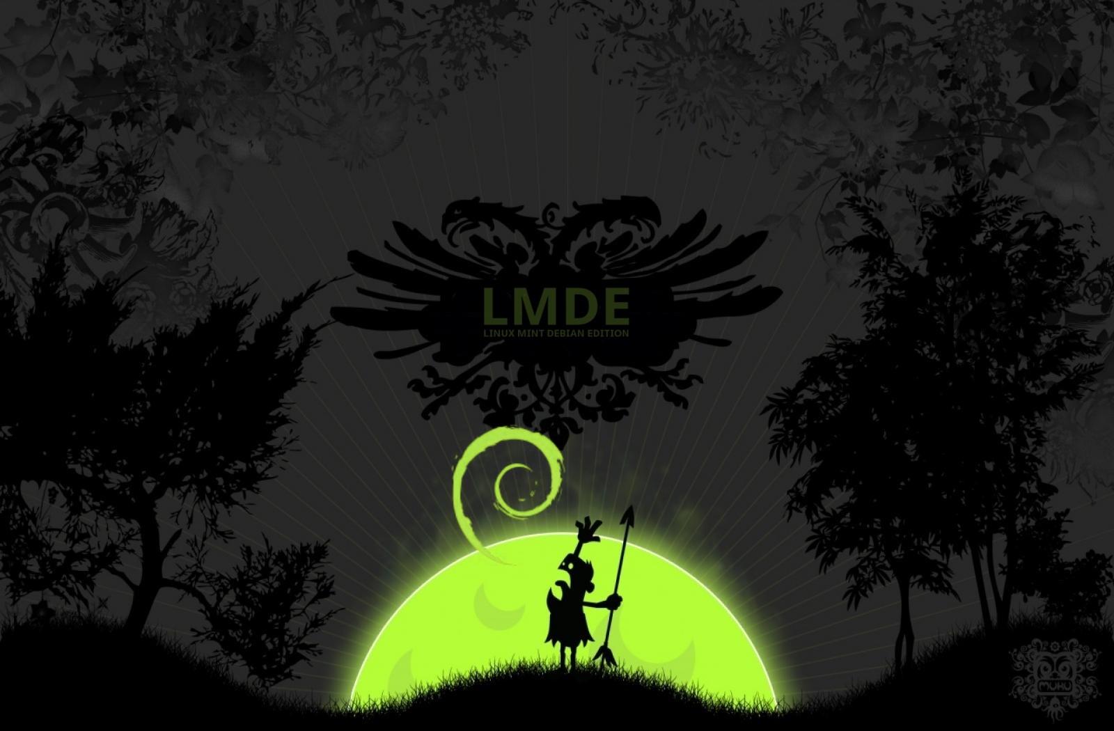 1600x1050 Dark Linux Wallpaper