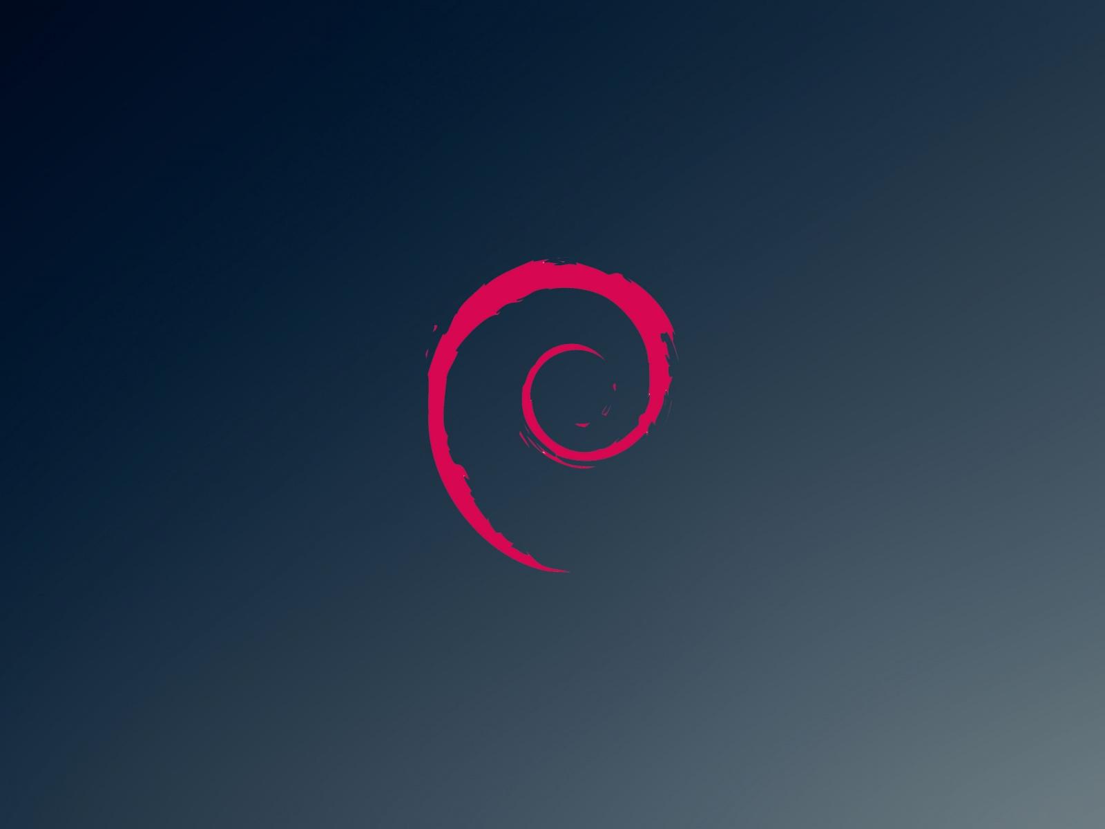1600x1200 Dark Debian desktop PC and Mac wallpaper