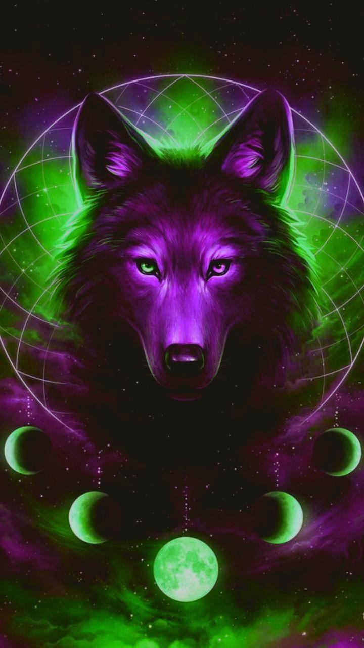 720x1280 Galaxy Dogs Wallpaper