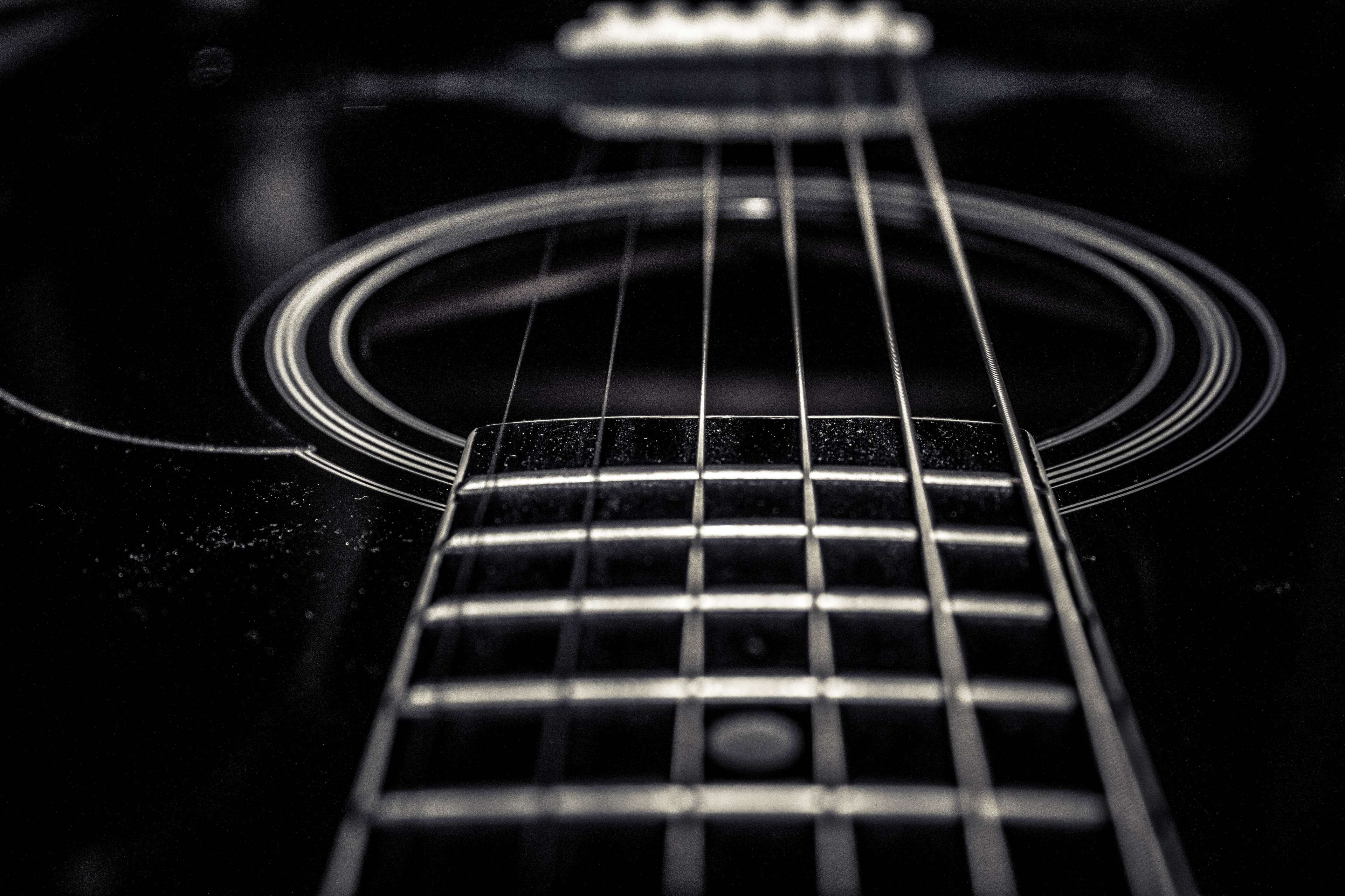 3840x2560 acoustic guitar HD wallpaper, background