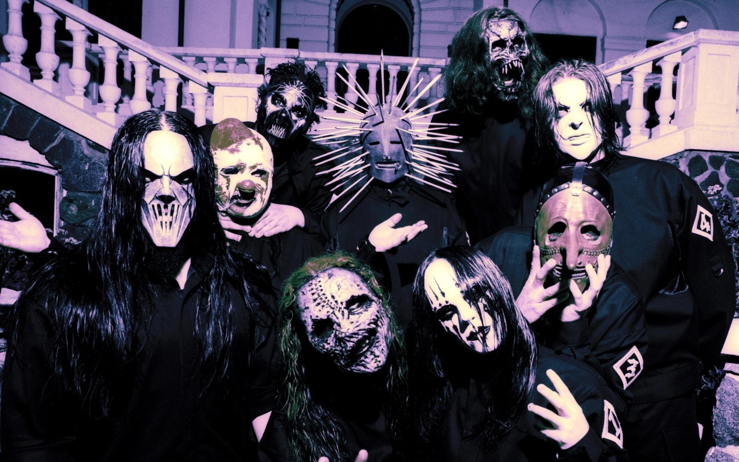 2560x1600 Download Wallpaper Metal, Slipknot, Nu Metal, Nu Metal, Slipnot, Corey Taylor, Jim Root, Paul Gray, Sid Wilson, Mick Thomson, Chris Fehn, Craig Jones, Shawn Crahan, Joey Jordison, Section Music In Resolution 2560x1600