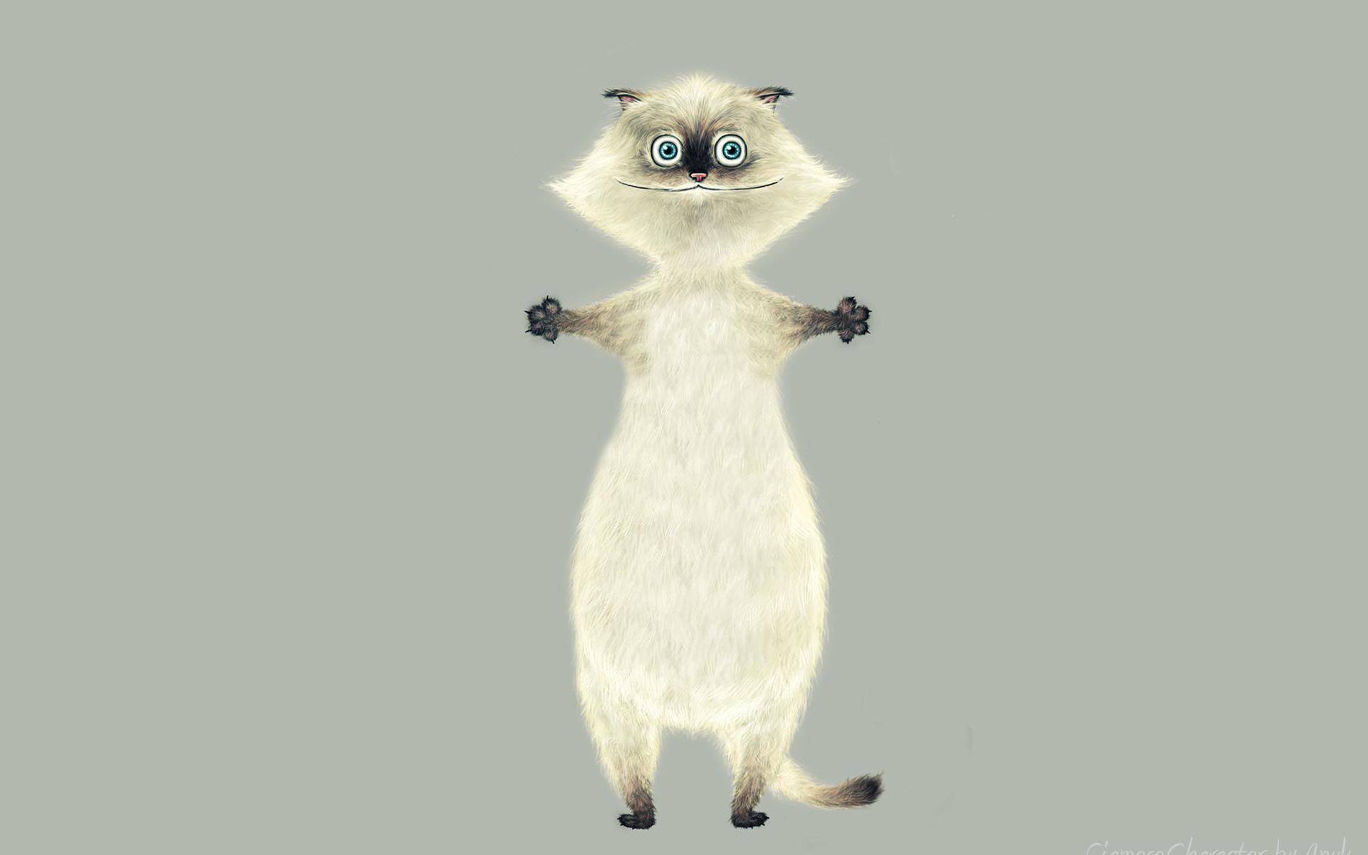 1920x1200 Wallpaper cat cartoon