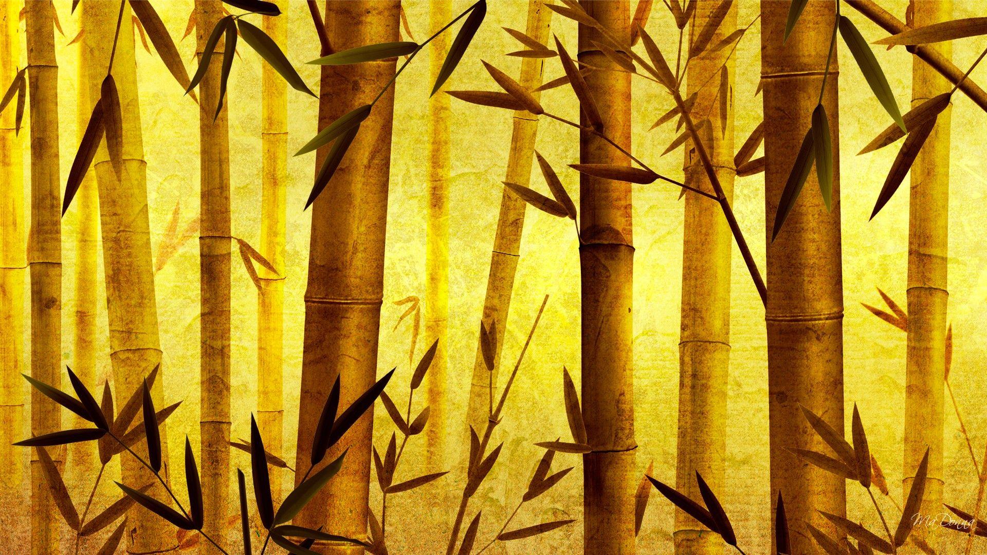 1920x1080 Yellow Bamboo Wallpaper 1920x1080