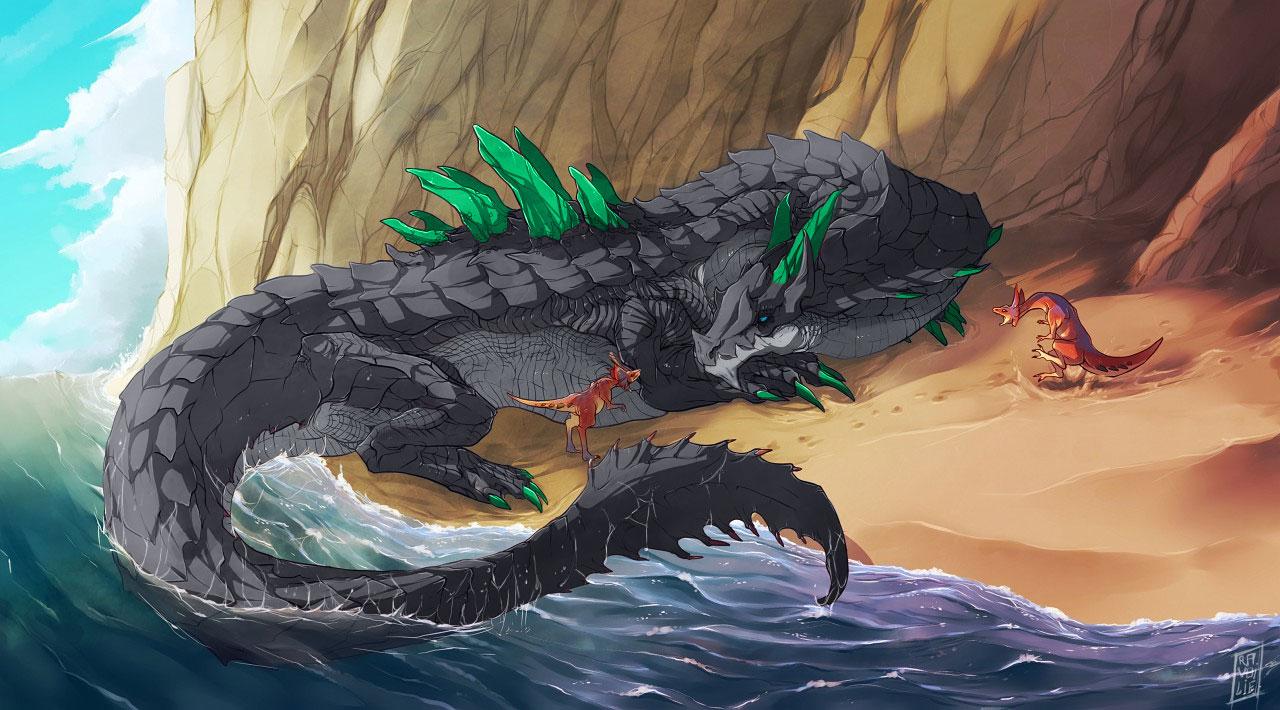 1280x710 Free download Basking by Abyssal Lagiacrus Fur Affinity [dot] net [1280x710] for your Desktop, Mobile & Tablet. Explore Lagiacrus Background