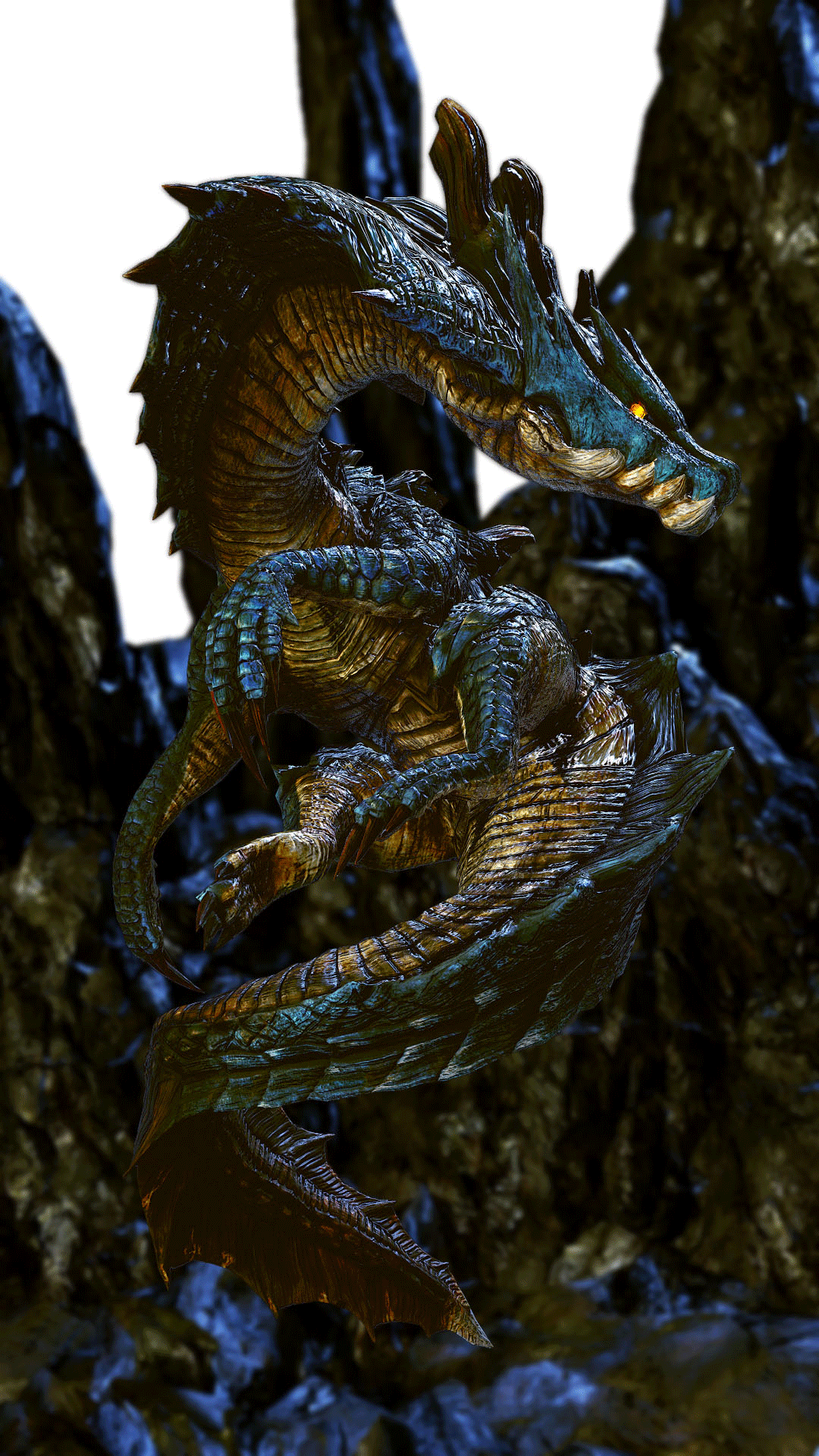 1080x1920 Lagiacrus (Monster Hunter) Game Character, Claz'room