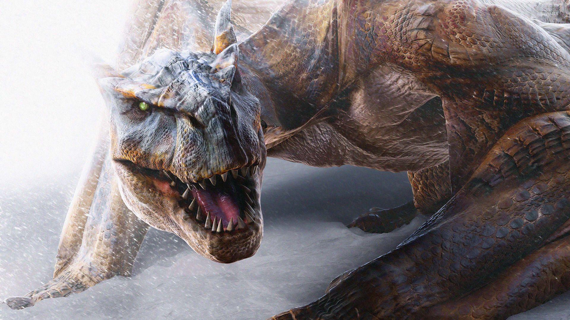 1920x1080 Rathalos vs Rathian Hunter Tri wallpaper wallpaper