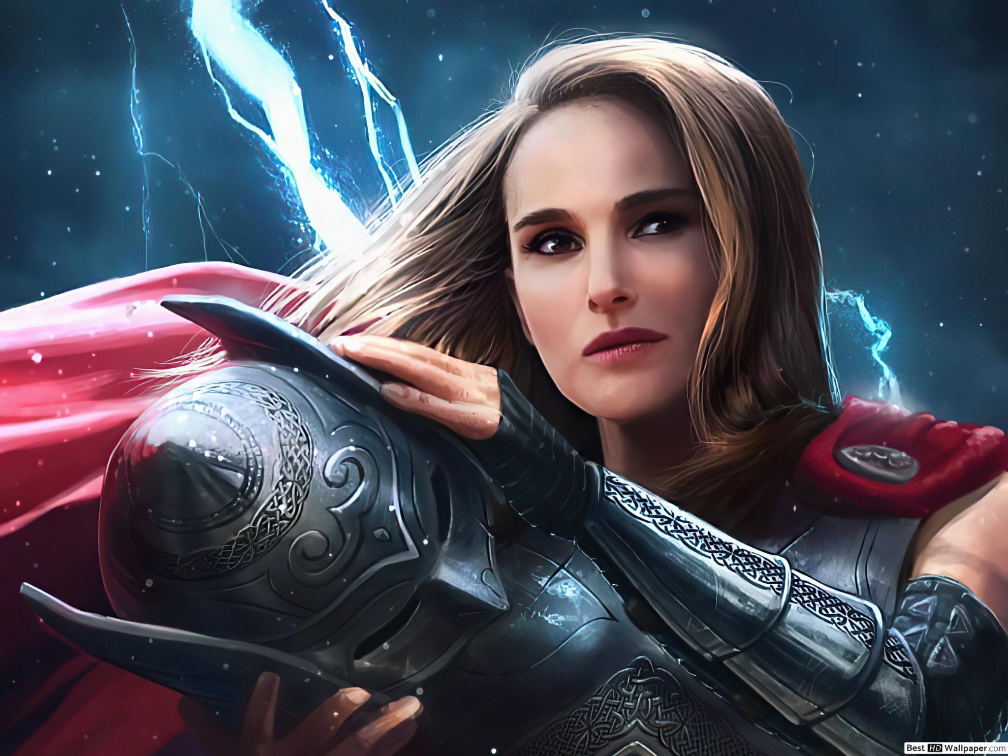 2048x1536 Jane Foster (Lady Thor) Love and Thunder (Marvel Movie) HD wallpaper download