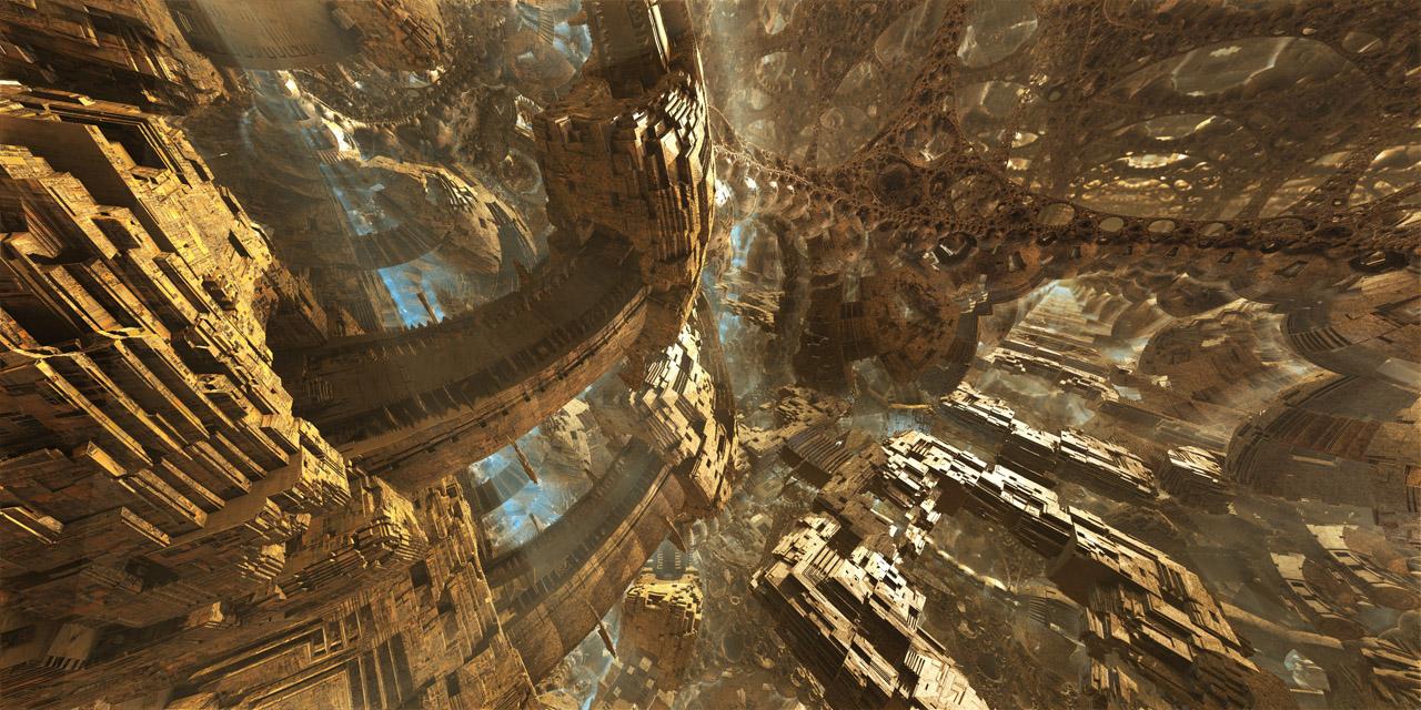 1280x640 UnderCroft 1 3D Fractal Wall Covering