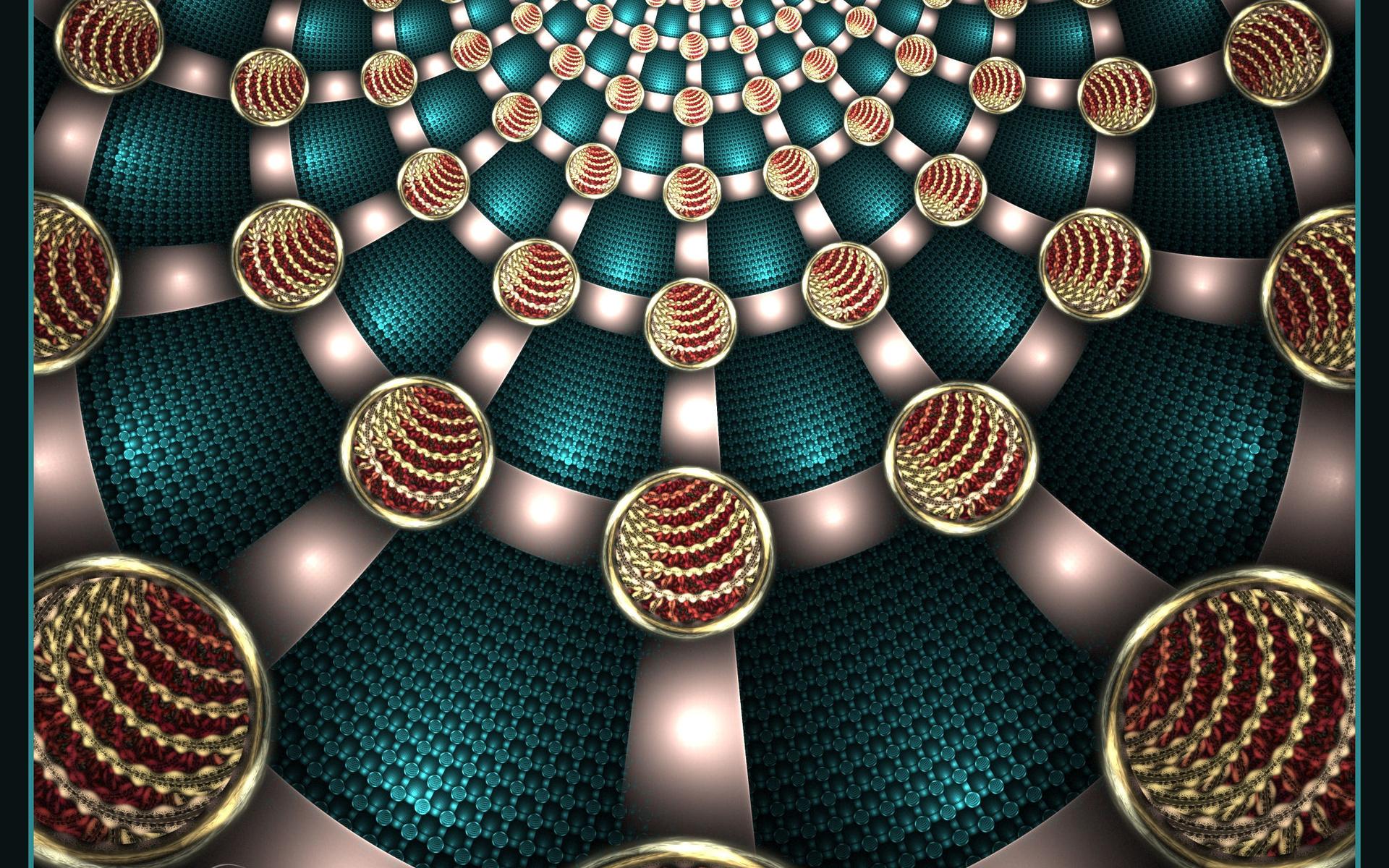 1920x1200 abstraction, 3D, Fractal Wallpaper HD / Desktop and Mobile Background