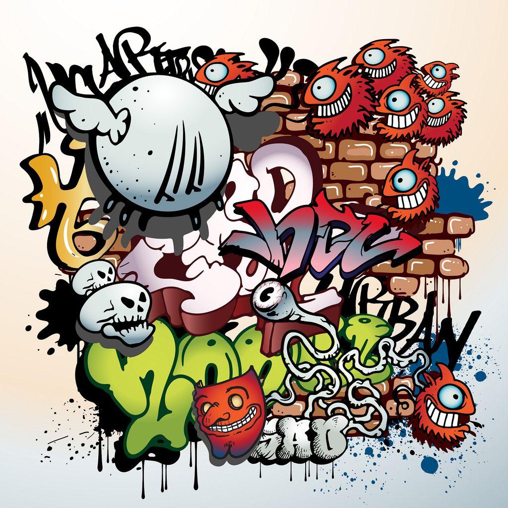 1024x1024 Graffiti Hình nền hoạt hình Graffiti Hình nền hoạt hình Graffiti miễn phí