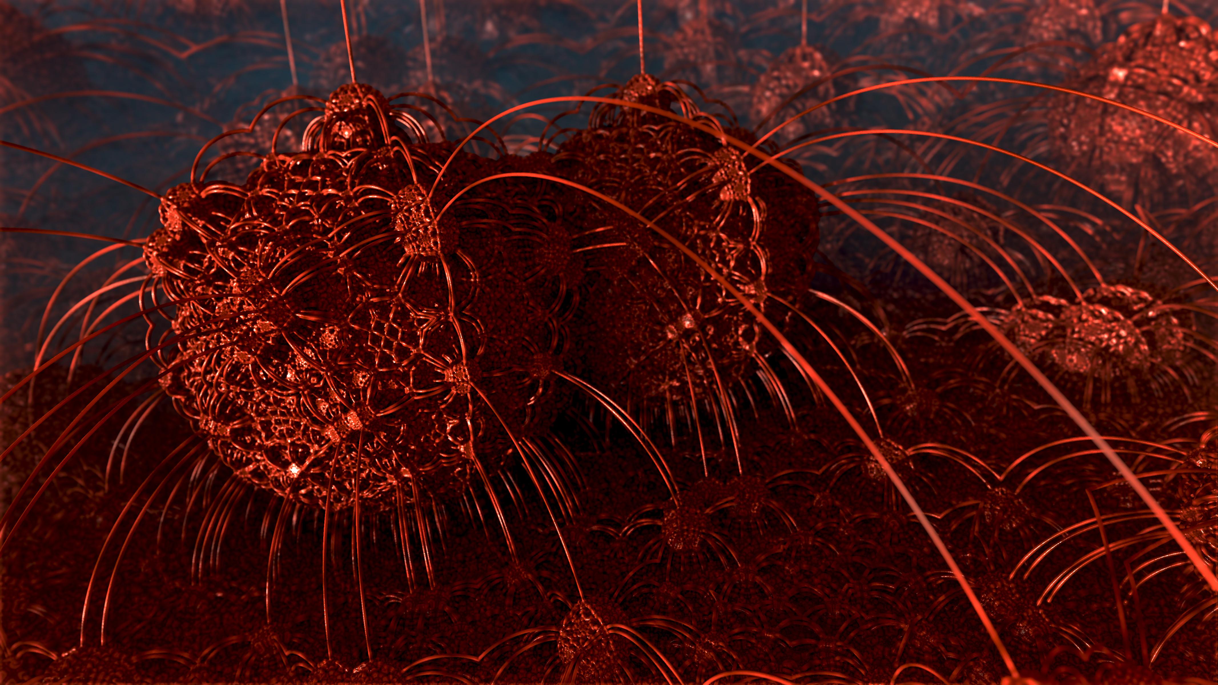 4266x2400 3D fractal wallpaper