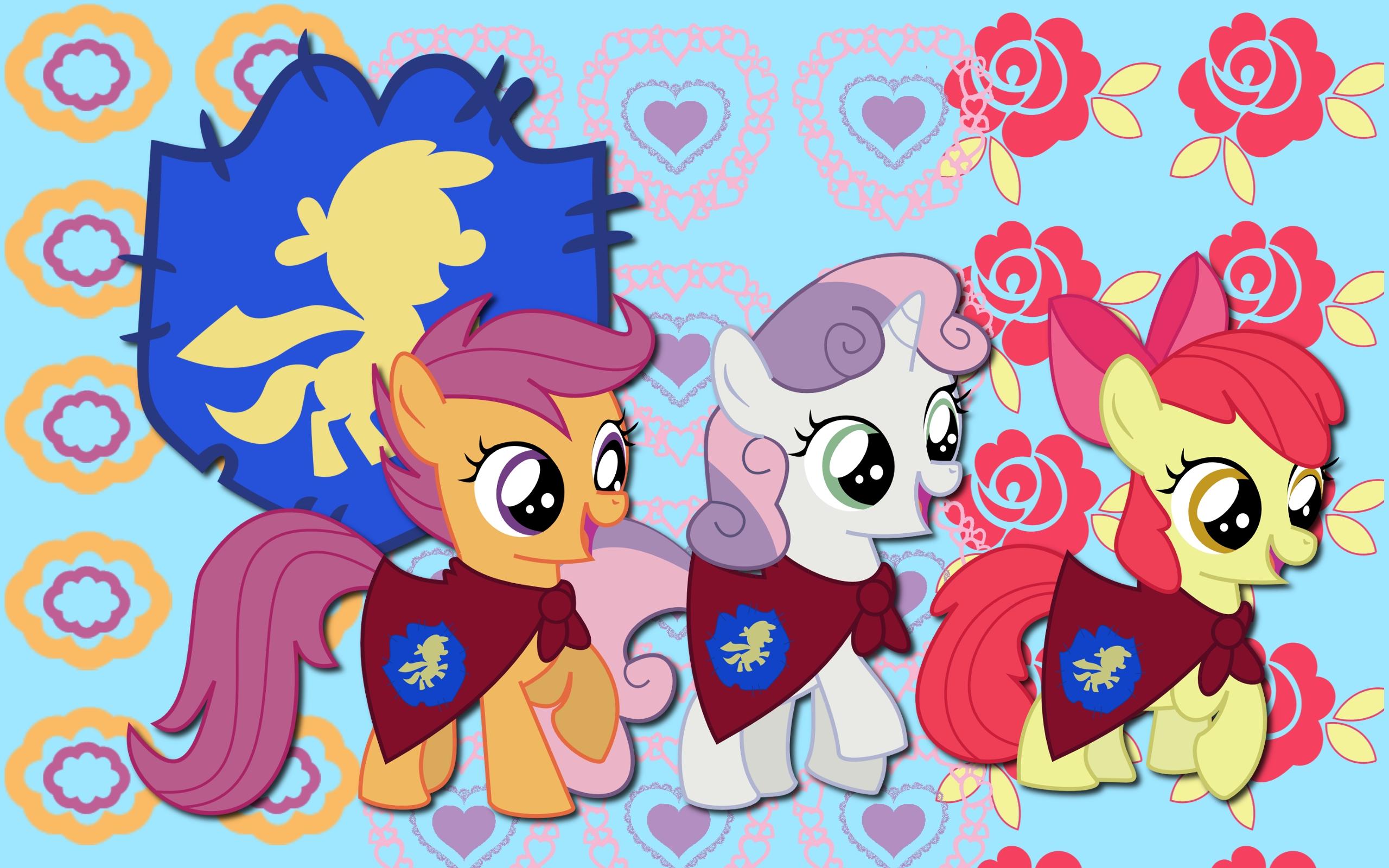 2560x1600 my little pony scootaloo sweetie belle applebloom cutie mark crusaders 2560x1600 wallpaper High Quality Wallpaper, High Definition Wallpaper