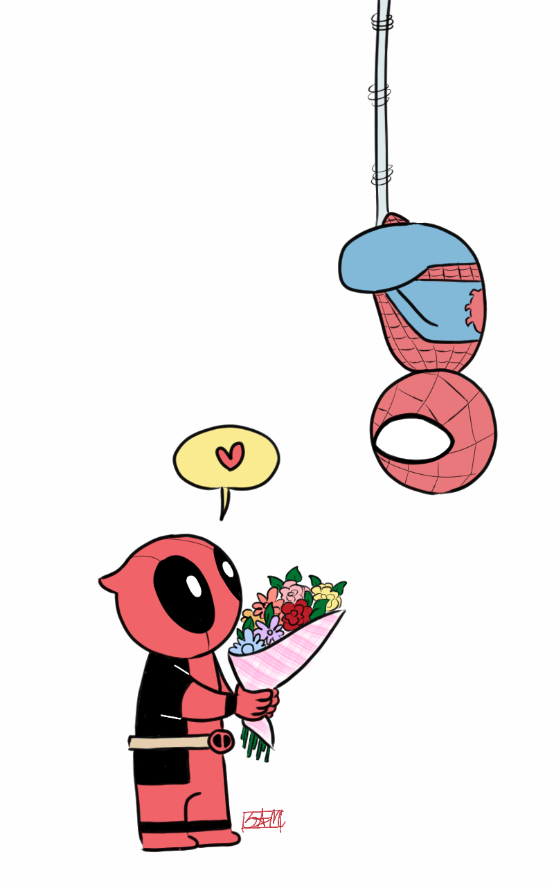 800x1280 Spider Man & Deadpool. Spideypool. <3. Marvel Verse