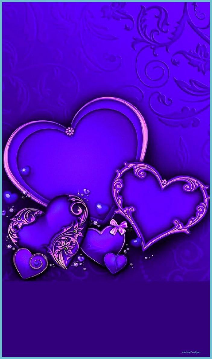 Green and Purple Heart Wallpapers - Top Free Green and Purple Heart ...